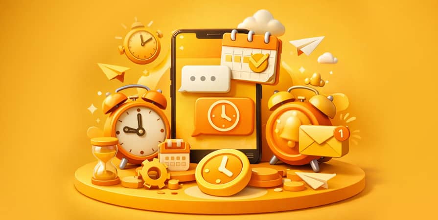 ارسال پیامک زماندار