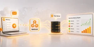 نحوه دریافت گزارش ارسال لحظه ای با وب هوک پیامک